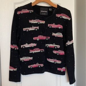 Michael Simon Pink Cadillac Cardigan - S